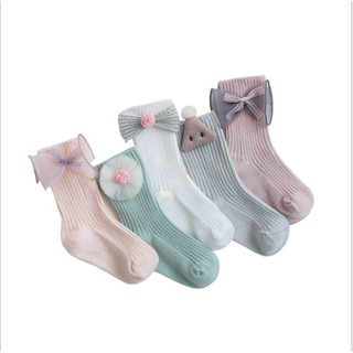 Kaos kaki anak bayi import motif pita bunga Shopee Kaos kaki anak bayi import motif pita bunga Shopee
