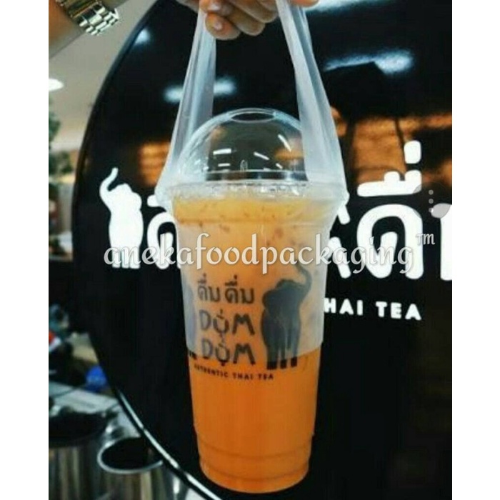 

Ge6012Gtb Plastik Teh/Take Away/Tenteng Gantung/Plastik Dum Dum (400Gr) Ds501Ghg