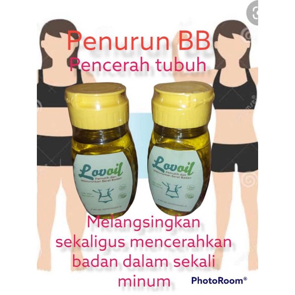 LOVOIL MENURUNKAN BERAT BADAN SERTA MENCERAHKAN BADAN/ PELANGSING HERBAL/ EVOIL/EVO