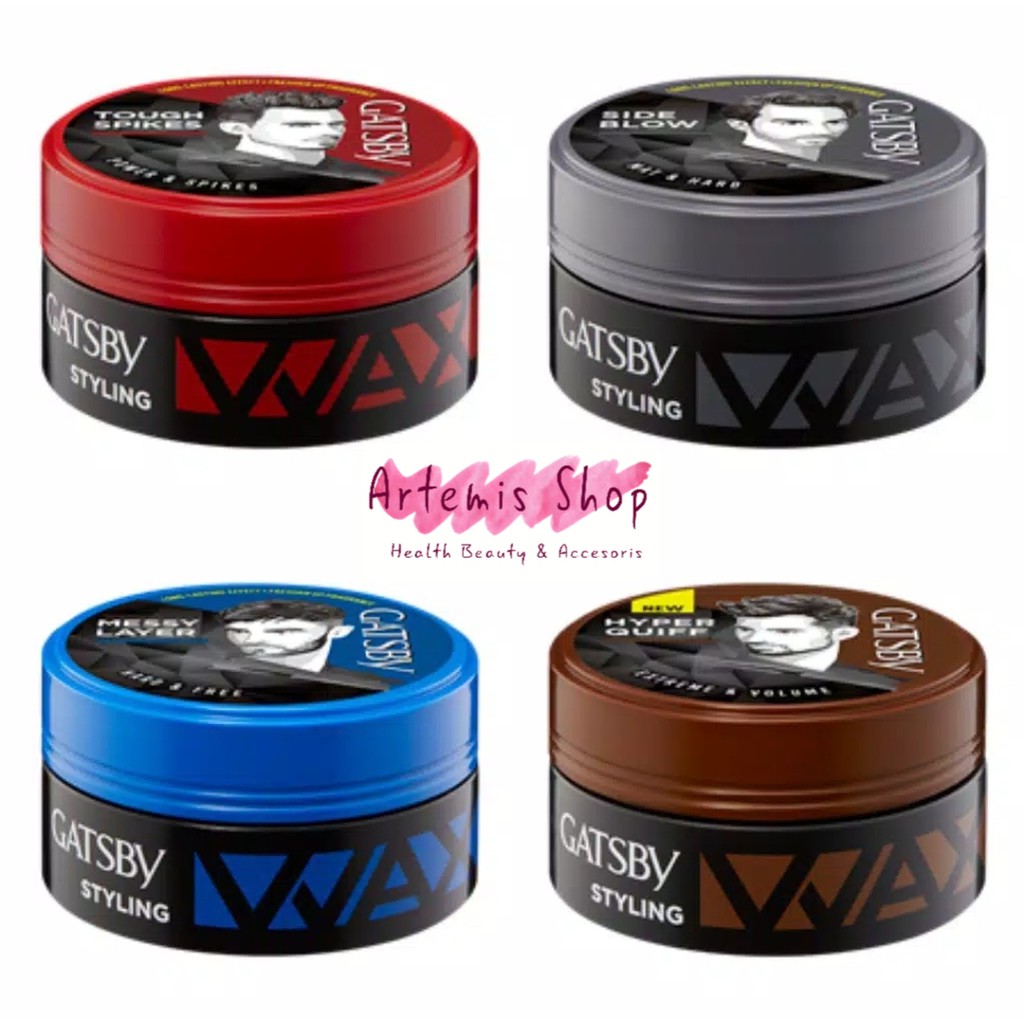 Gatsby Styling Wax Mat &amp; Hard / Power &amp; Spikes / Free / Extreme &amp; Volume 25gr 75gr