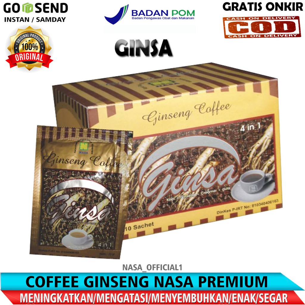 

KOPI GINSENG NASA _ GINSA _ MINUMAN KOPI _ KOPI _ TEH KOPI _ KOPI MANTAP _ KOPI PAHIT _ KOPI MANIS