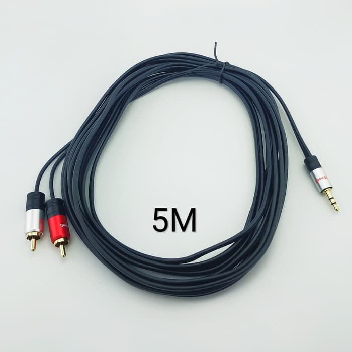 Howell Kabel Audio Aux 3.5mm to 2RCA 5M