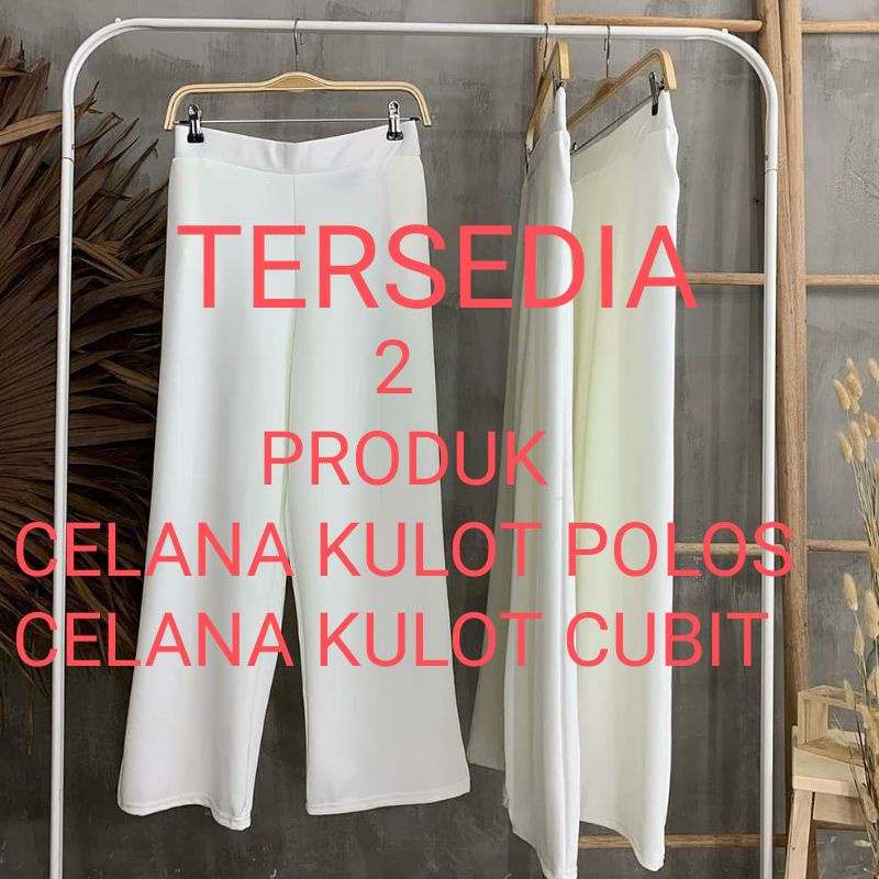 BB 45-65-80-95  XXXL CELANA KULOT SCUBA PUTIH HIGHWAIST PREMIUM