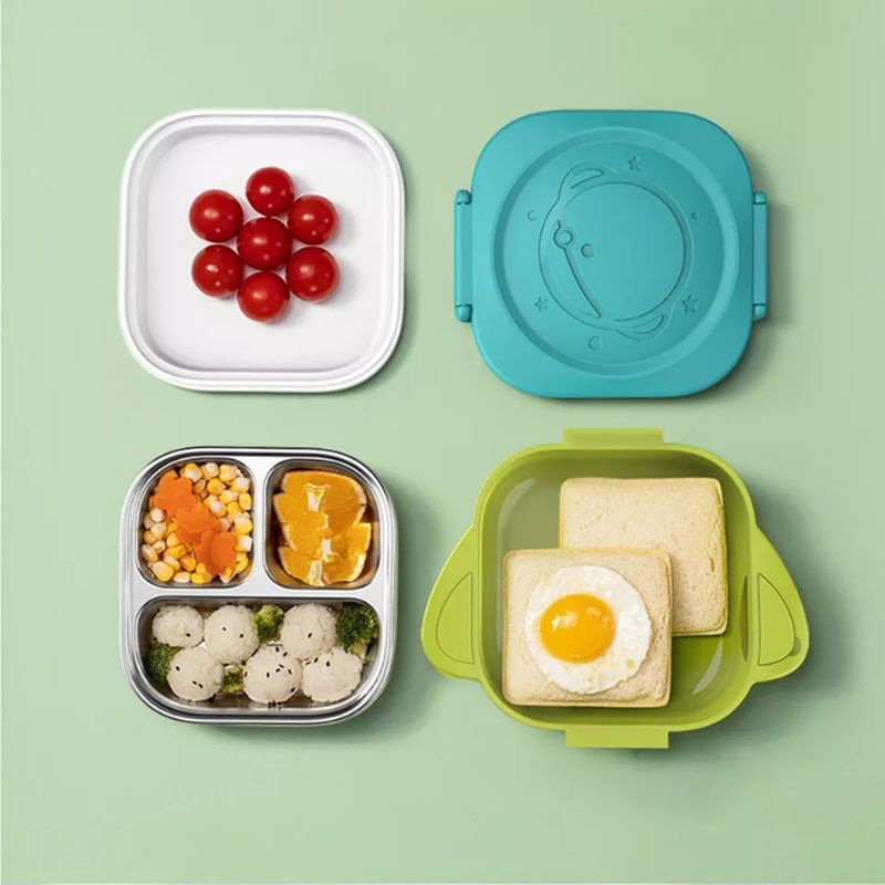 BIANCA - HK Lunch Box Stainless Anak / Kotak Makan Stainless Anak Space Series