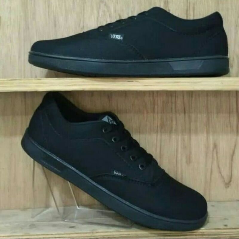 sepatu vans Era Authentic hitam polos sepatu sekolah sepatu kerja