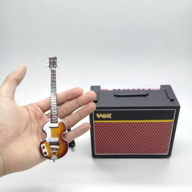 Miniatur amplifier vox plus gitar mini bass hofner