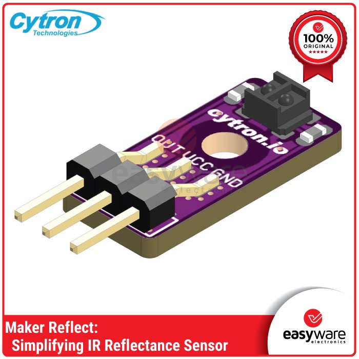 Cytron Maker Reflect : Simplifying IR Infrared Reflectance Sensor for Beginner