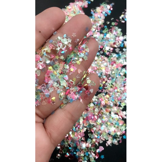 glitter nail art glitter slime glitter heart scrapbook star hollow