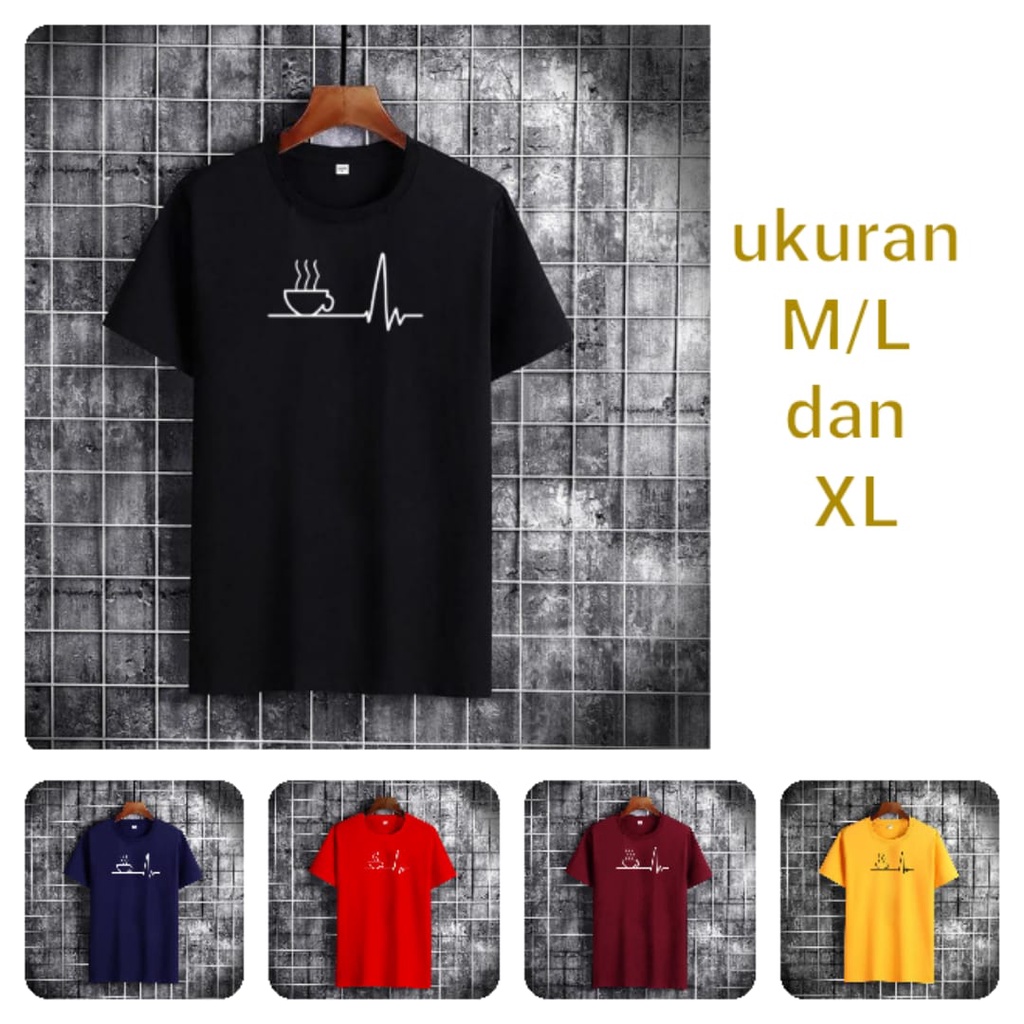 baju kopi /  kaos murah / kaos telaris / baju lebaran / atasan lengan pendek - alipio fashion