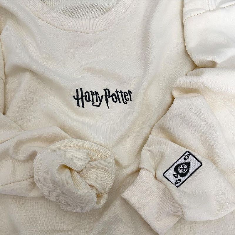 4539 Sweater Bordier Crewneck Wanita | HARRY POTTER Sweater | Korean Style