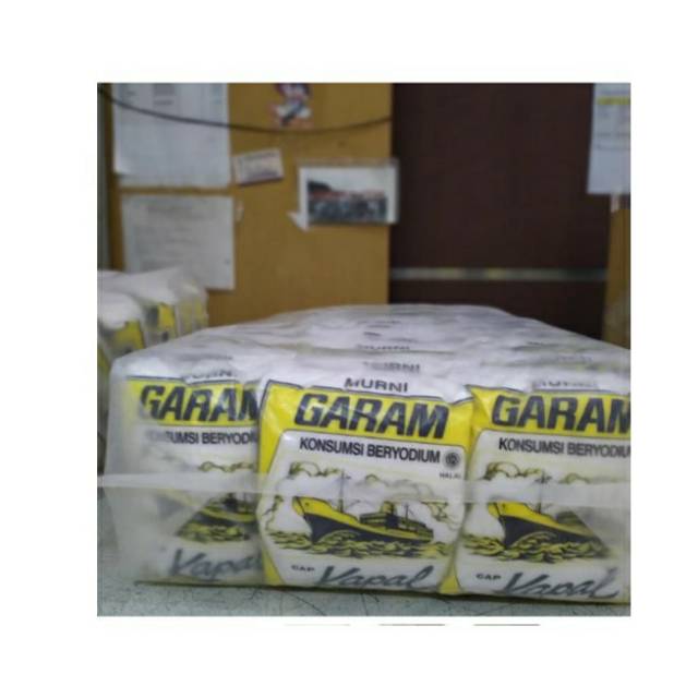 Garam Cap Kapal Beryodium | Yodium Anti Gondok Bumbu Masak | 250 Gram