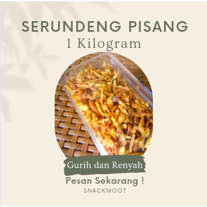 

RESELLER SERUNDENG PISANG PEDAS DAUN JERUK 1 KILOGRAM