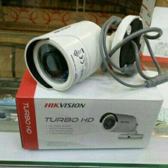 Paket cctv 4 chanel full set hikvision 2mp komplit tinggal pasang + hdd 1 tb