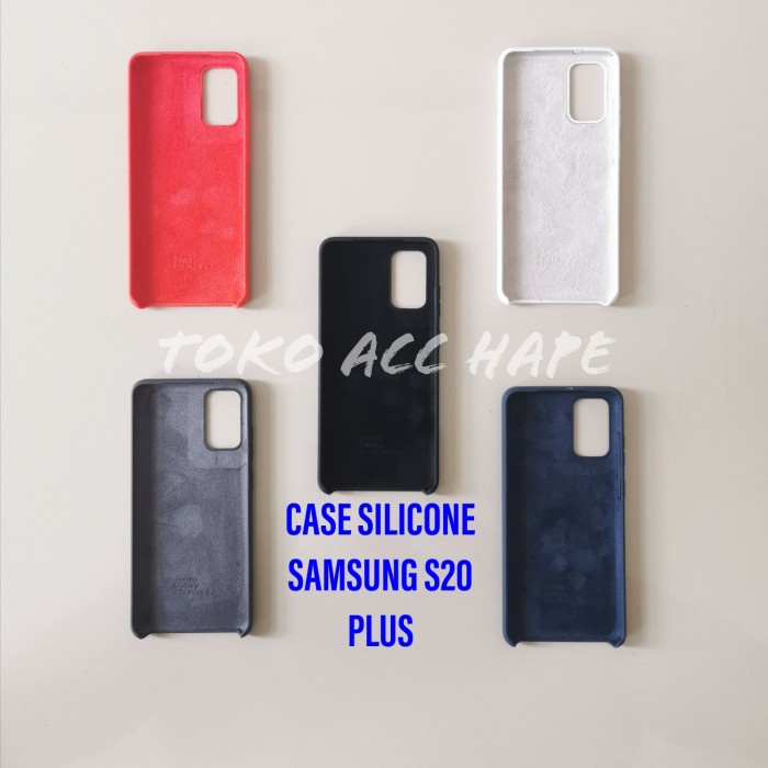 SILICONE CASE SAMSUNG S20 PLUS COVER SOFT SILIKON PREMIUM ORIGINAL