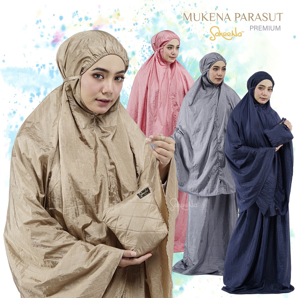 Mukena Parasut Jumbo SakeeNa Bahan Premium