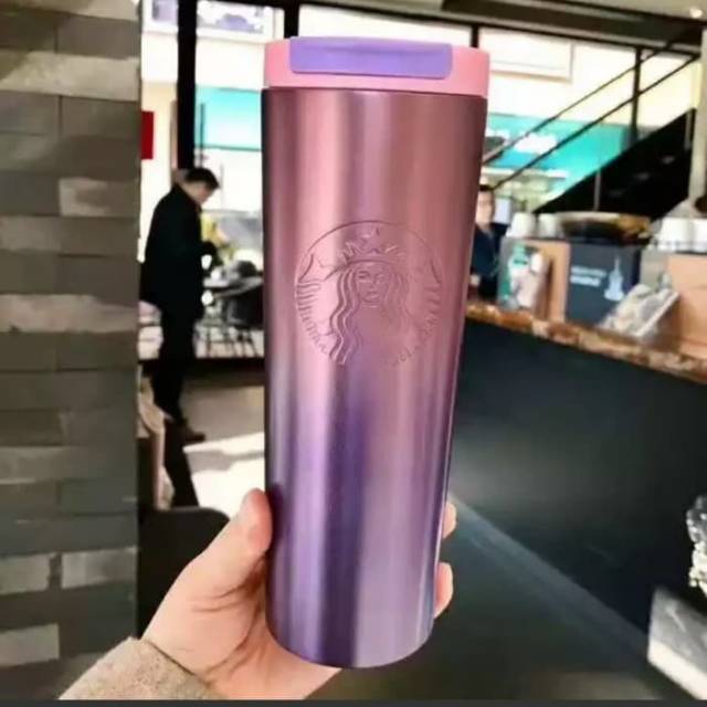 Starbucks Termos Thermos Botol Minum Stainless Tumbler Siren Troy Starbucks