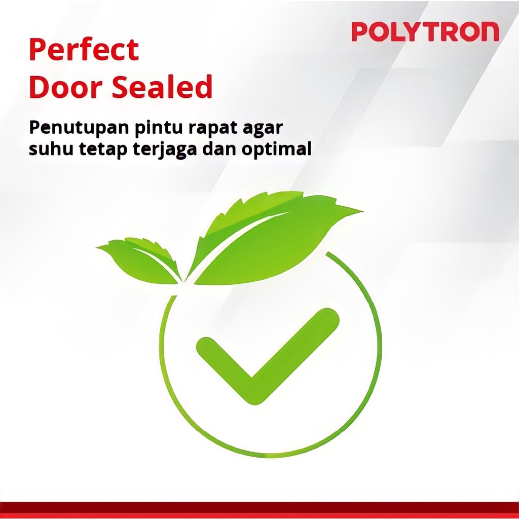 Polytron Kulkas 1 Pintu 180L Belleza Tempered Glass PRA 18MOB PRA 18MO