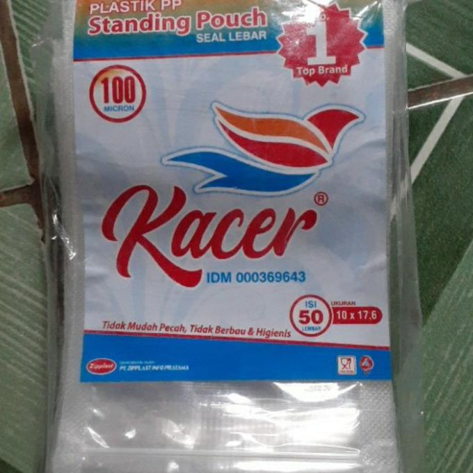 PLASTIK PP STANDING POUCH 10X17.6CM