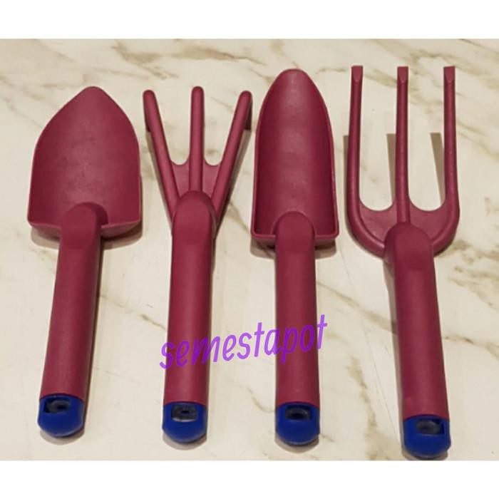 Sekop Set isi 4 PINK untuk Berkebun perkakas