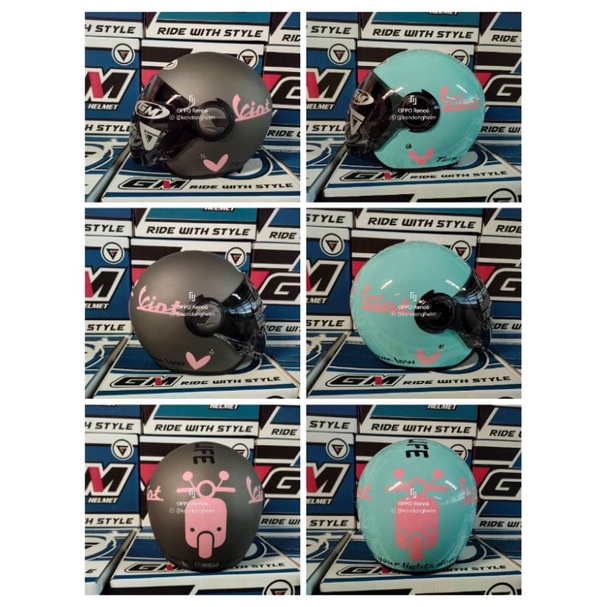 GM VILASCO LOVERS VISOR DARKSMOKE