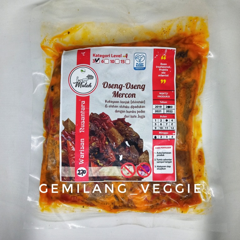 

Oseng Mercon Vegan 400gr