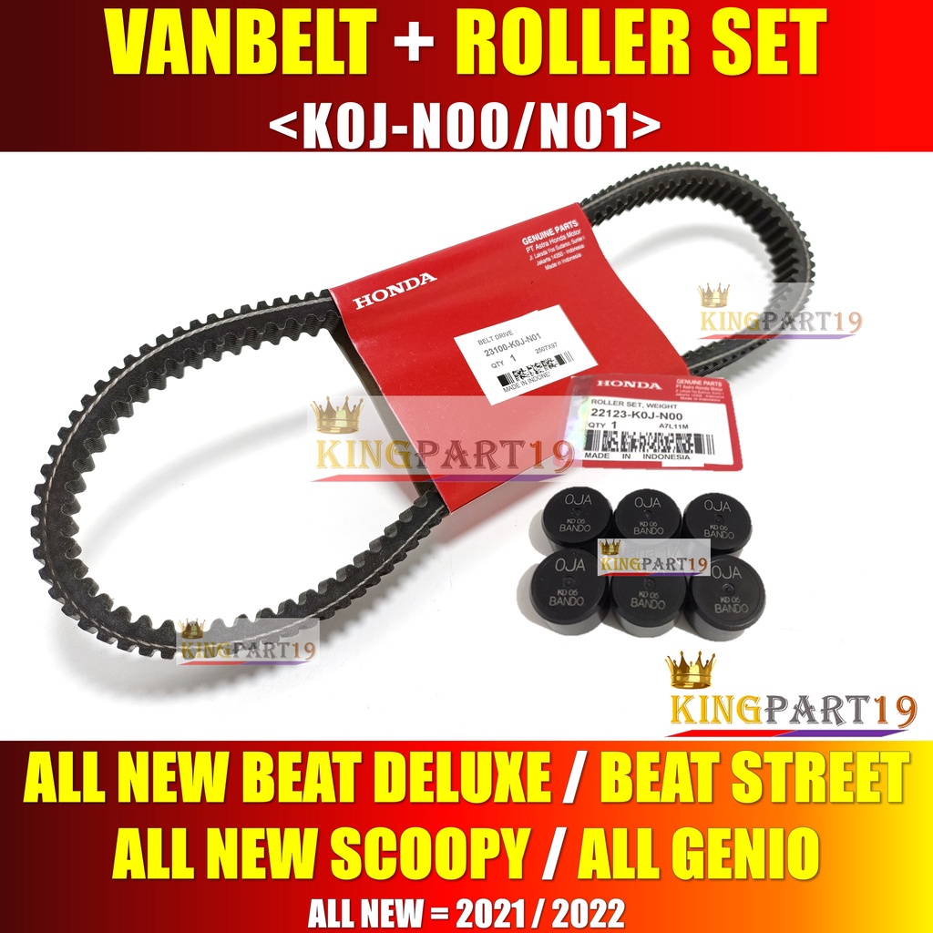 VANBELT ROLLER GENIO 2019 BEAT ALL NEW DELUXE 2020 2021 K0J - VANBEL ROLER LOLER GENIO BEAT ALL NEW ESP K0J