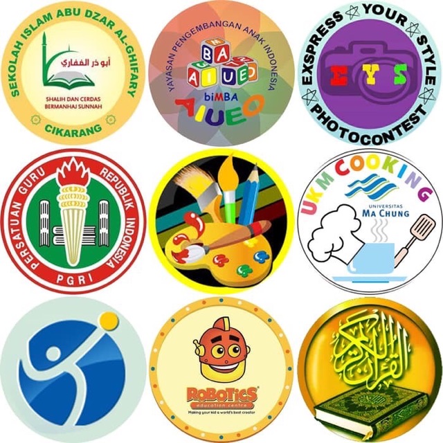 Stiker Piala - Logo piala - Jual tulisan piala - Jasa cetak logo Piala - jasa Design logo