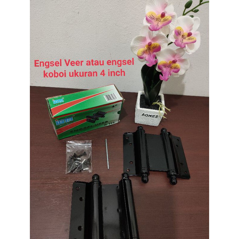 Engsel Veer atau engsel koboi ukuran 4 inch