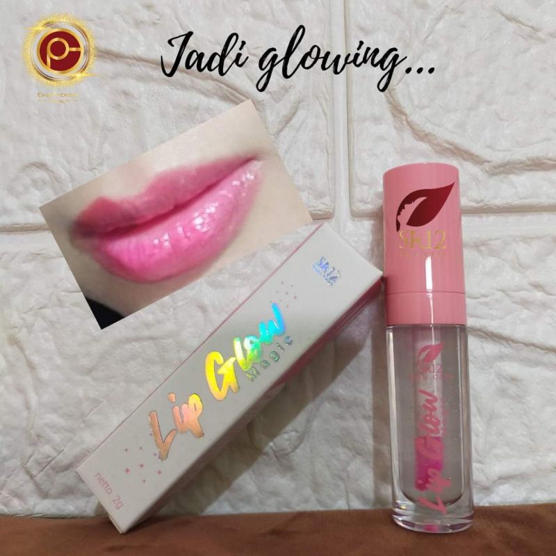 Lip Serum Pencerah Bibir Hitam Lip Glow Magic SR12 / Lip Gloss Pemerah Bibir Permanen / Mengobati Bibir Kering