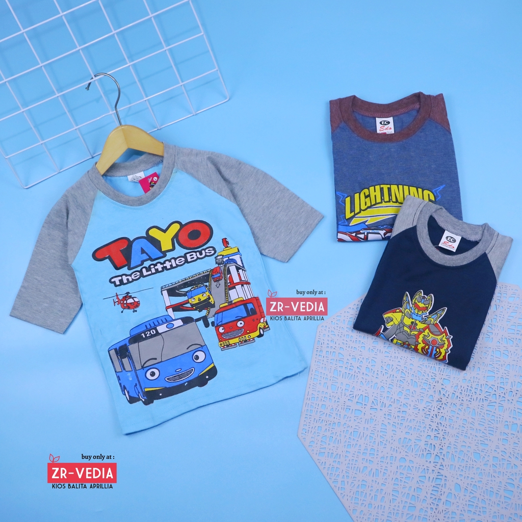 Size 3 th Kaos Raglan Lengan 3per4 Karakter Lengan Size 3 th Kaos Raglan Lengan 3per4 Karakter Lengan