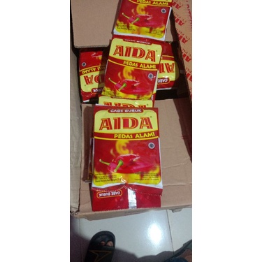 

cabe giling/bubuk merek aida berat 25grm