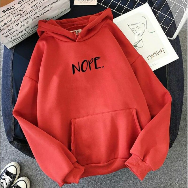 S - XXXXXL(6XL) Sweater NOPE BIGSIZE OVERSIZE / Jaket Hoodie Not Today Jumbo Pria Wanita Crewneck Oblong Distro 5XL 4XL 3XL 2XL XL L M