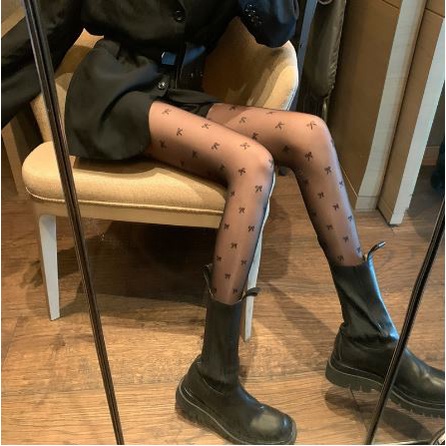 PH-33 Pantyhose Pita Stoking Overknee Socks Stoking Motif Bunga Cosplay Lolita