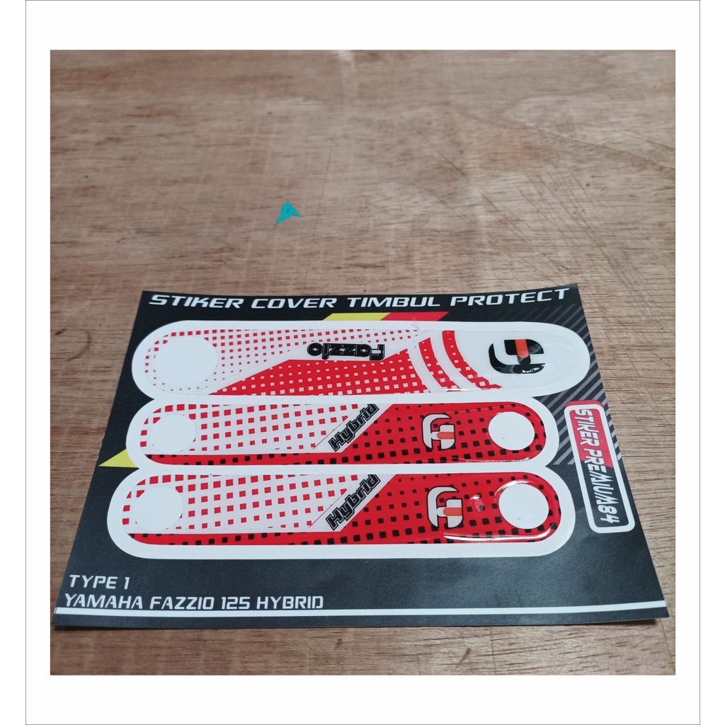 Sticker Timbul Body Yamaha Fazzio Variasi Sticker Timbul Fazzio