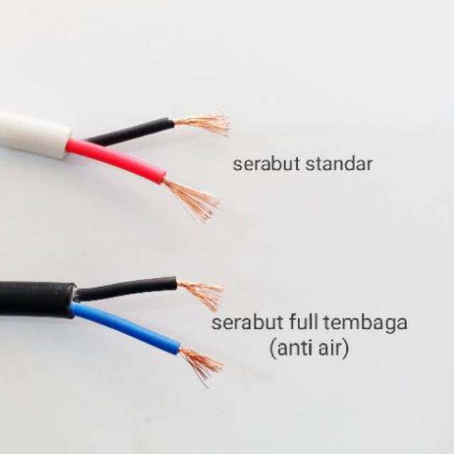 [COD] TAMBAHAN KABEL PERMETER 2X0.75 LAMPU GANTUNG