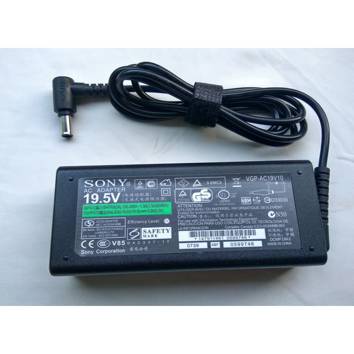 Adaptor/Charger Laptop Sony Vaio 19.5V - 3.3A ORIGINAL