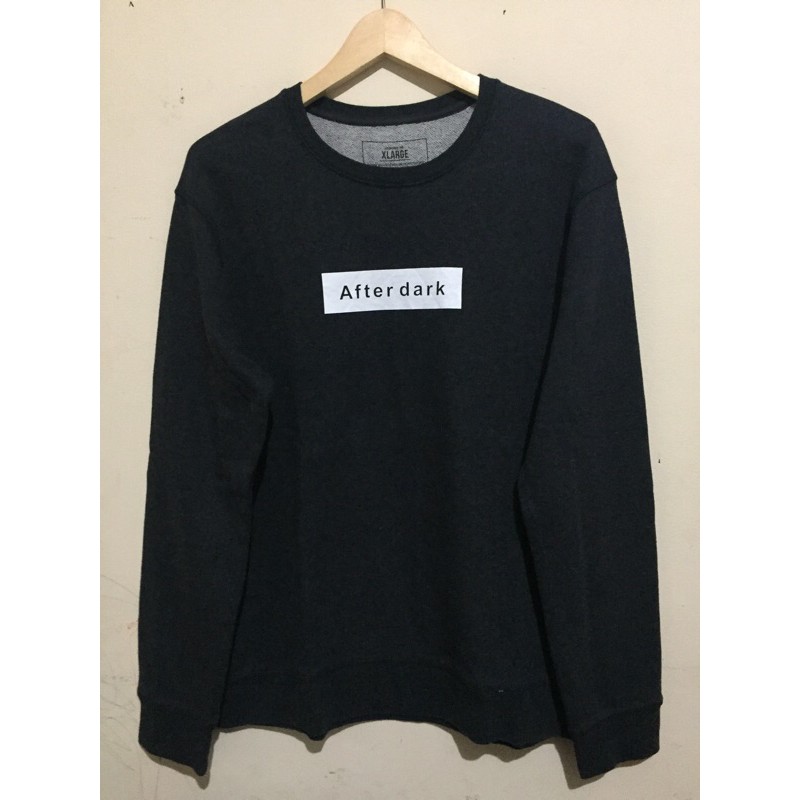 crewneck xlarge hitam