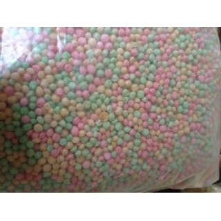 

rice crispy bulat kecil nyamnyam warna warni kiloan murah