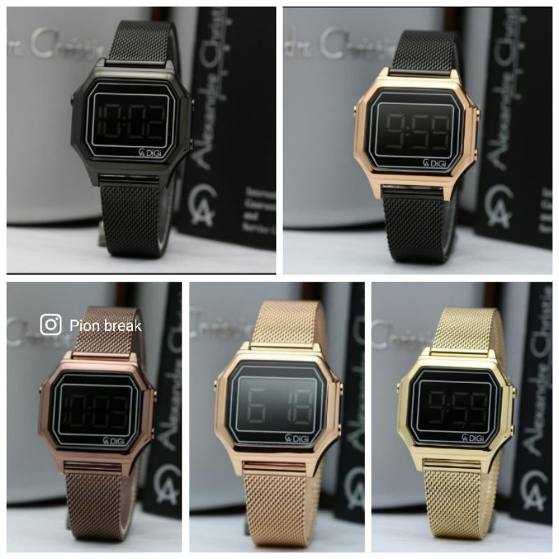 JAM TANGAN ALEXANDRE CHRISTIE WANITA DIGITAL AC 9222 | AC9222 DIGI ORI
