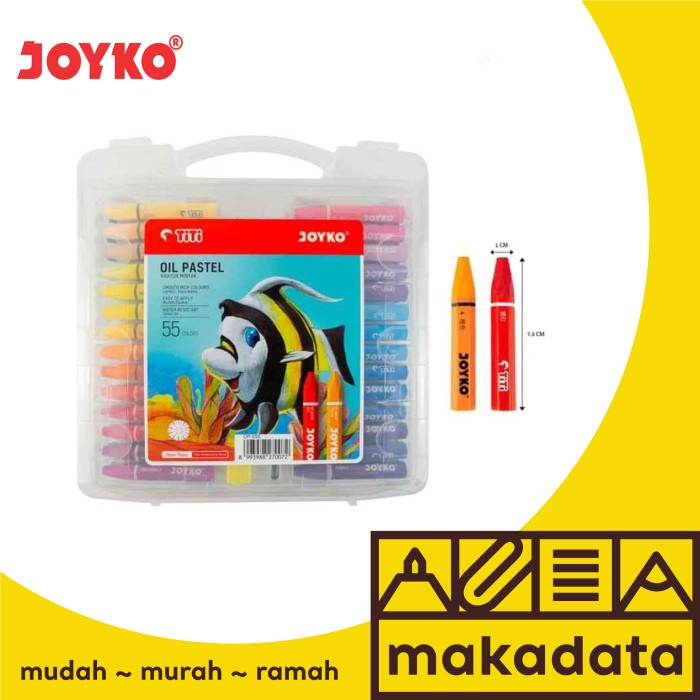 

(TERLARIS) CRAYON | OIL PASTEL TITI ISI 55 WARNA MURAH