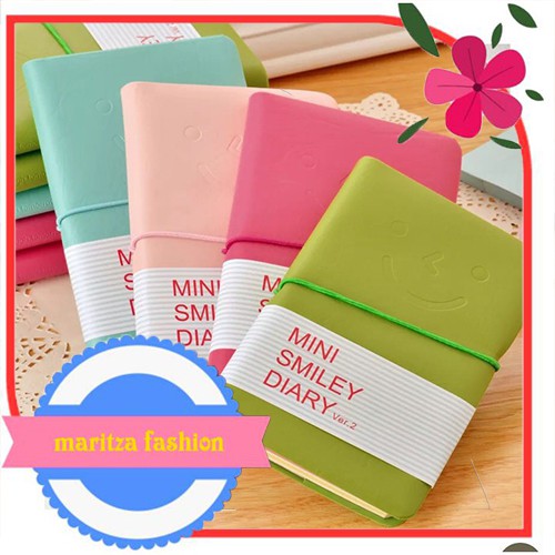 

Buku Diary Mini/Notebook MIni Warna Warni Ala Korea/ jepang Unik dan Bagus