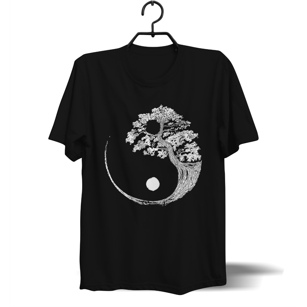 ATASAN PRIA / KAOS YINYANG BONSAI SABLON DTF DTG TERLARIS