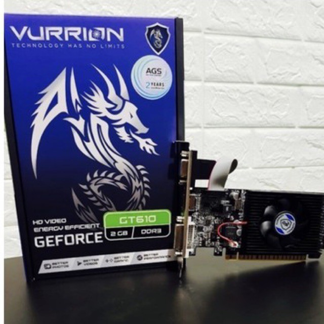 VGA Card VURRION GT610 Ddr3 2Gb 64Bit Garansi Resmi