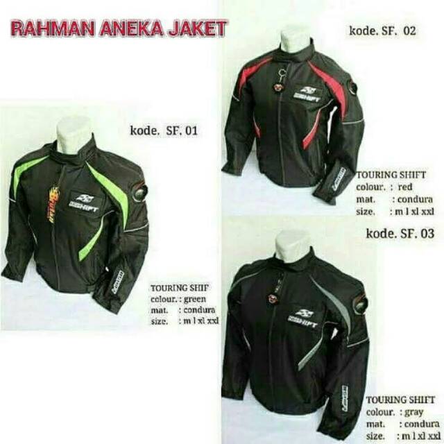 Jaket touring shift asli