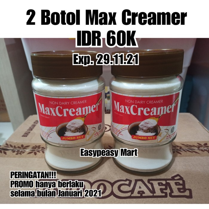 

Beli 1 Gratis 1 - 1 Max Creamer 450g 1 Max Creamer 450g