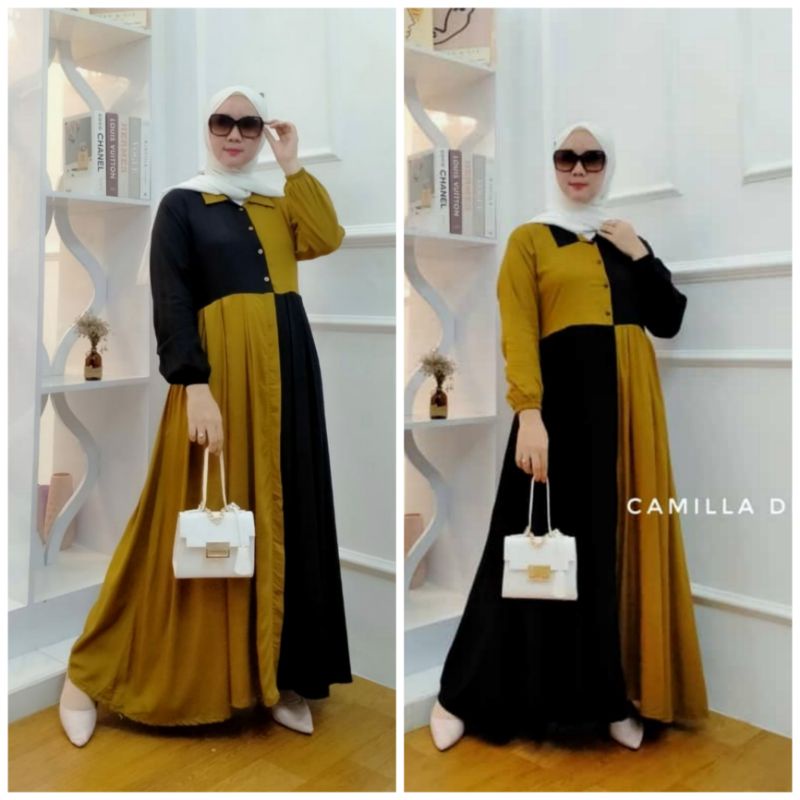 CAMILLA DRESS | GAMIS | DRESS KOMBINASI | MAXI DRESS | GAMIS KOMBINASI