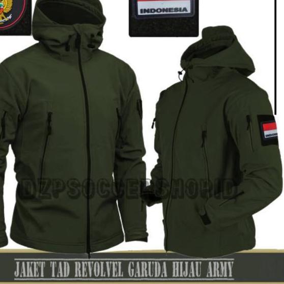 ✩ Jaket TAD Army Tactical Anti Air Free Logo Indonesia Garuda Jaket Bravo ➣