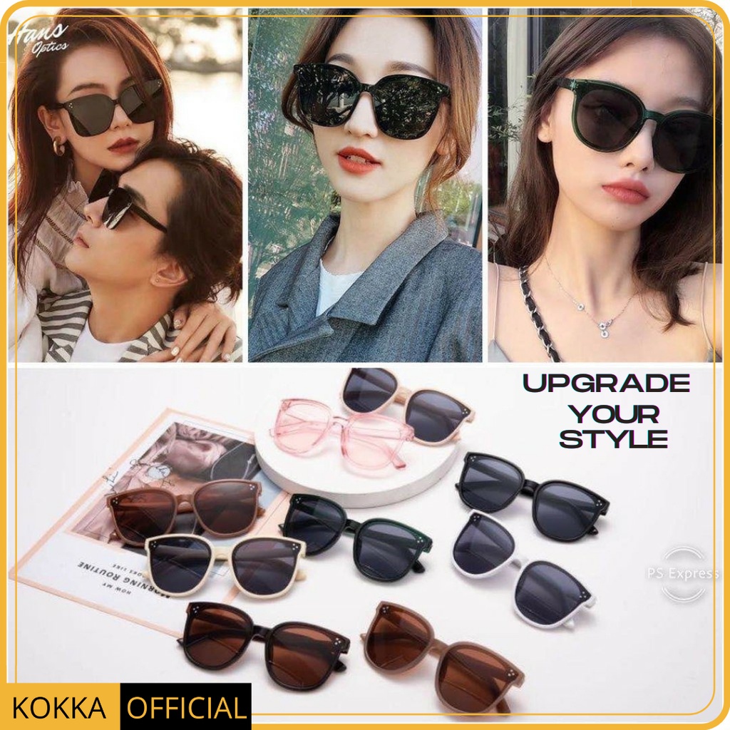 NEW KOKKA OFFICIAL Kacamata Wanita Pria  Anti Radiasi UV Fashion Sunglasses Eyewear Kacamata Andin