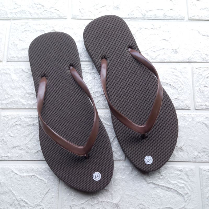 sandal jepit wanita model polos