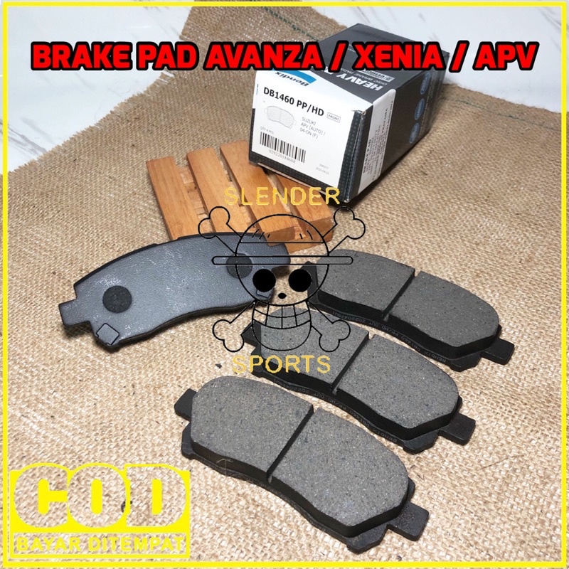 BRAKE PAD VELOZ DB 1460 HD - KAMPAS REM DEPAN AVANZA XENIA RUSH TERIOS APV BENDIX DB1460 HD